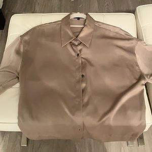Theory PJ Like Satin Shirt